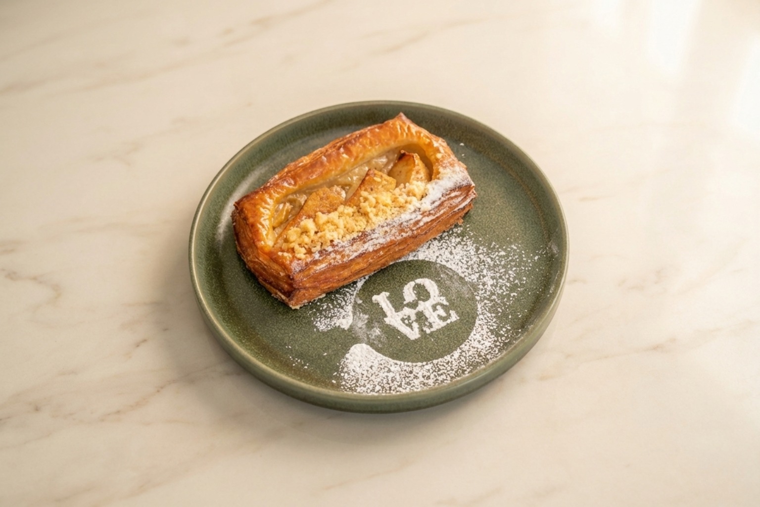Apple Crumple Danish